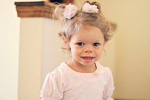 Mia Needels, thriving with William Syndrome