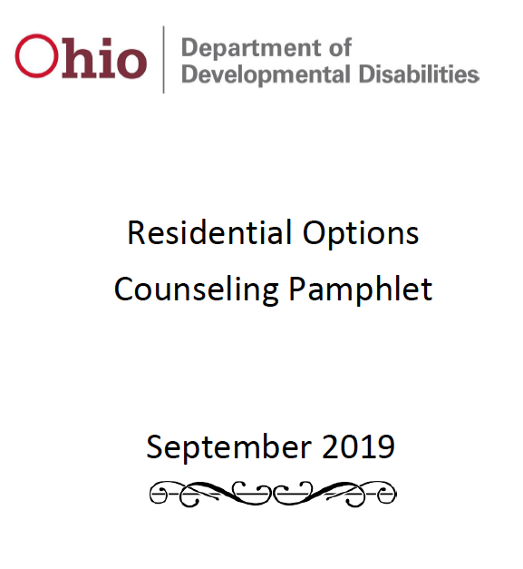 Residential Options Counseling Pamphlet